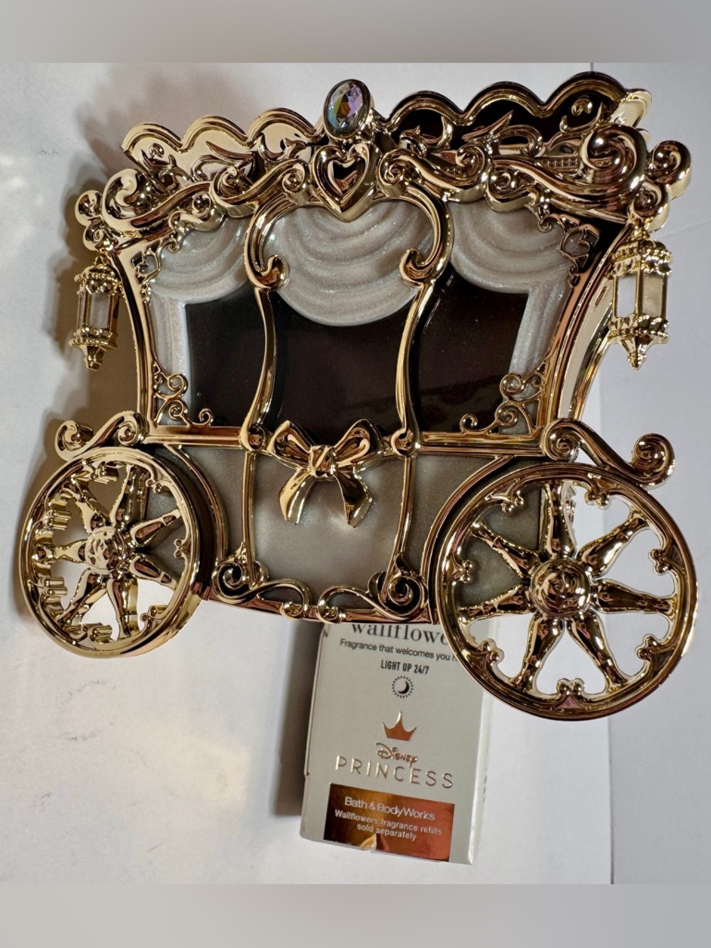 NWT Bath & Body Works Disney Princess Carriage Projector Wallflower Plug.